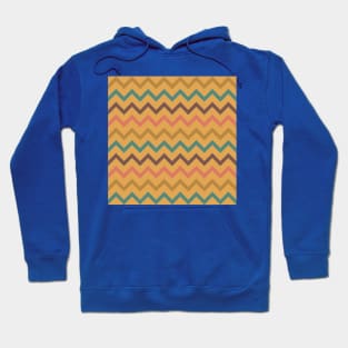 Geometrical Zigzag Pattern Hoodie